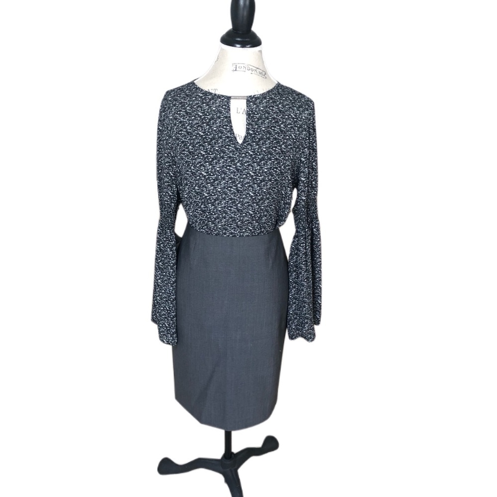 Elie Tahari gray pencil skirt, size 6